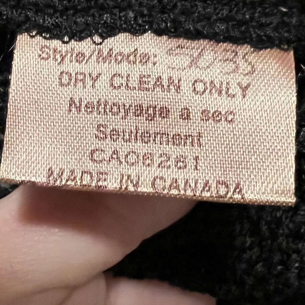 ZONDA Nellis Onyx black knit sweater - Picture 4 of 10
